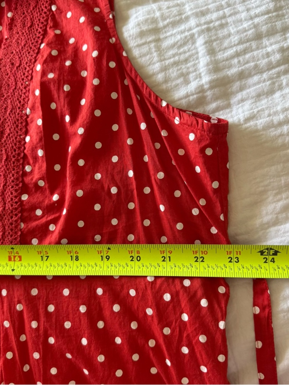 April Cornell Polka Dot Midi Dress XXL Cottagecore Peter Pan Collar Prairie 50’s - Picture 12 of 13